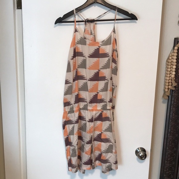 prAna Women's XL Franny Romper Petra Pink Geometric Tencel W31180393 NWT - Picture 3 of 10